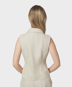 Dames gilet ecru