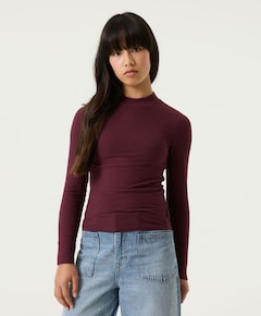 Meisjes longsleeve bordeaux
