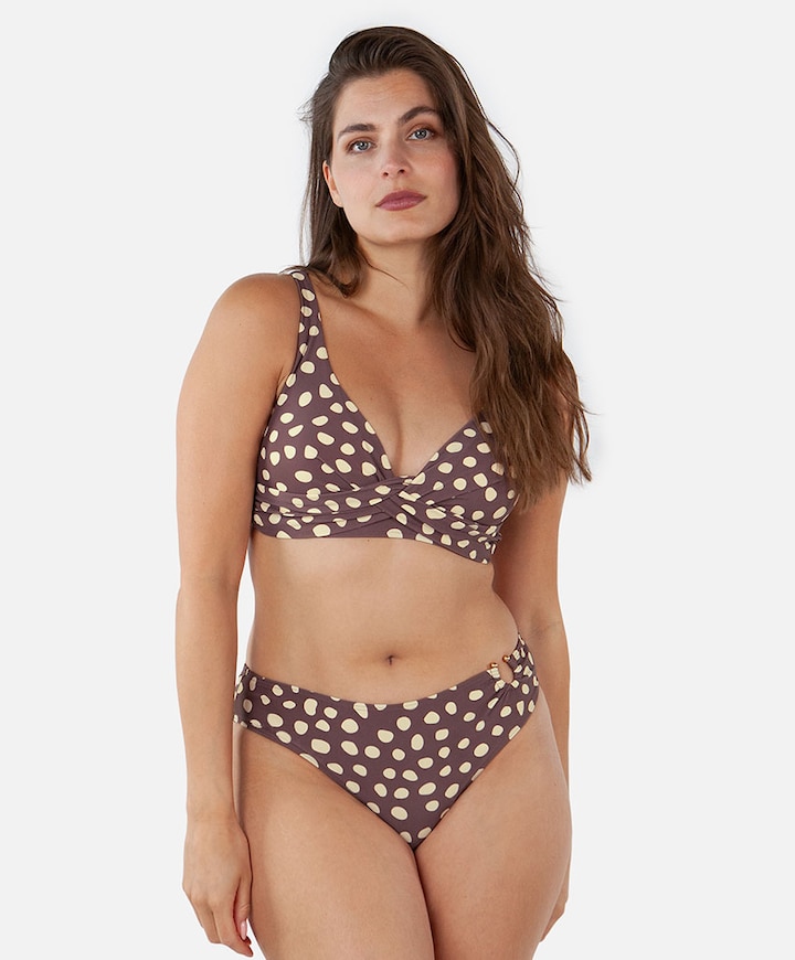 Dames bikinibroekje bruin