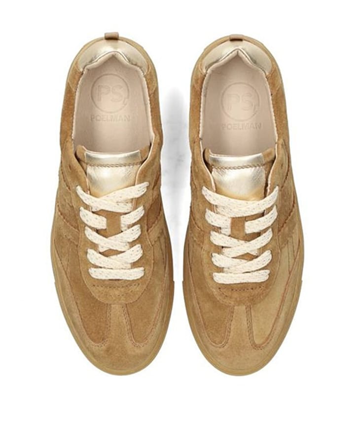 Silk dames sneakers bruin