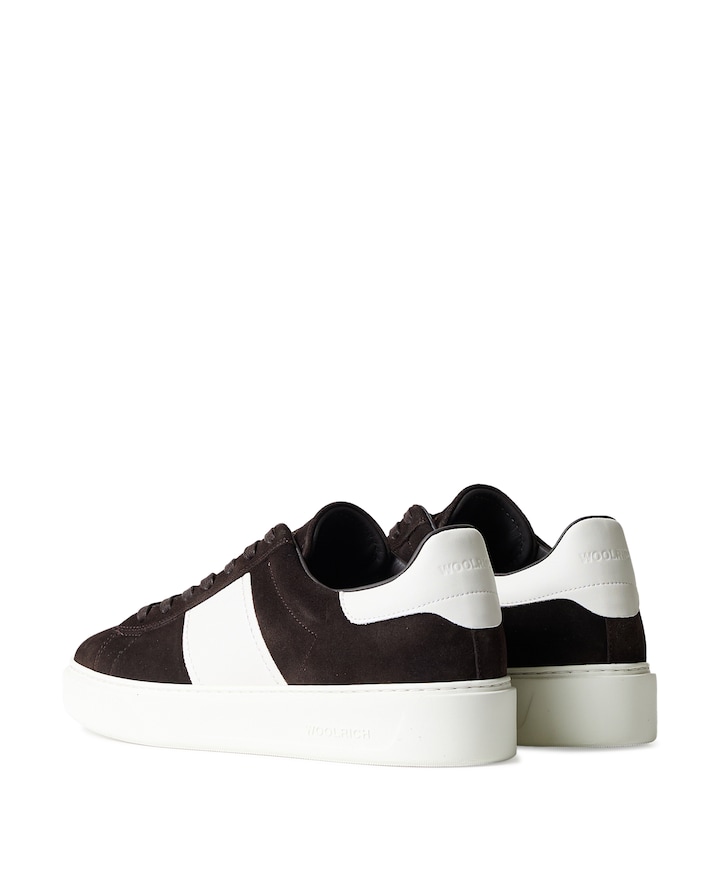 CLASSIC COURT BAND MAN heren sneakers bruin