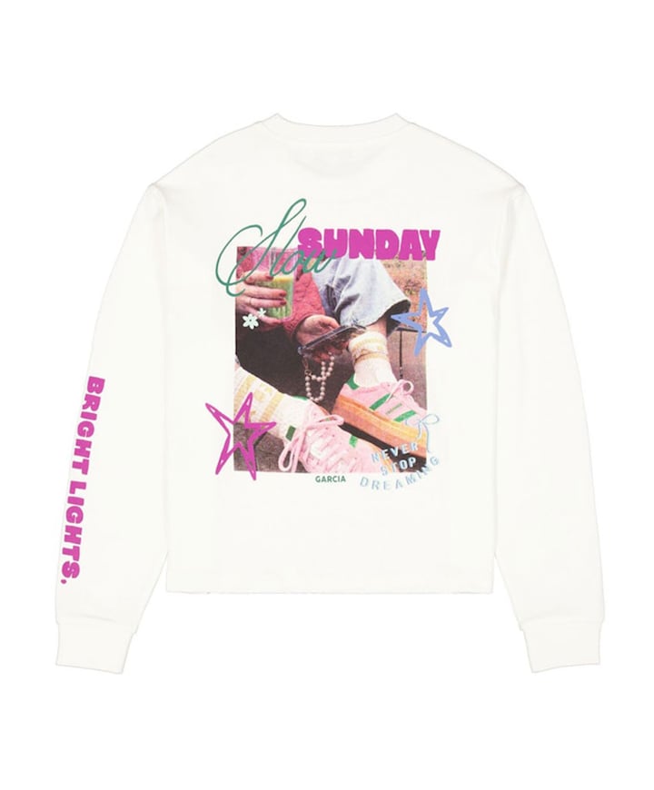 Meisjes longsleeve ecru