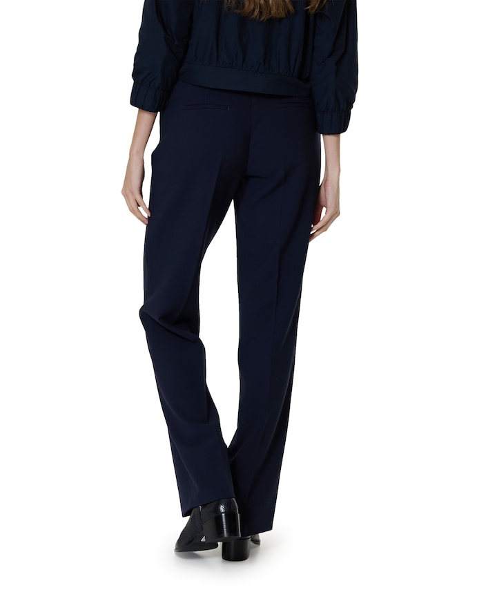 Luisa Wide Leg pantalon blauw