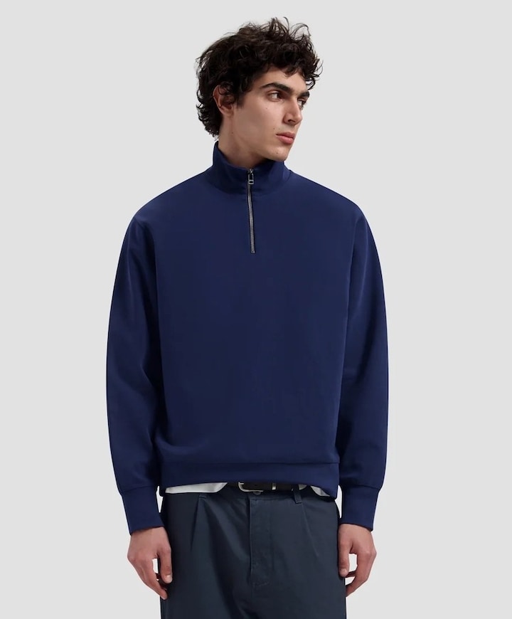 Heren sweater blauw