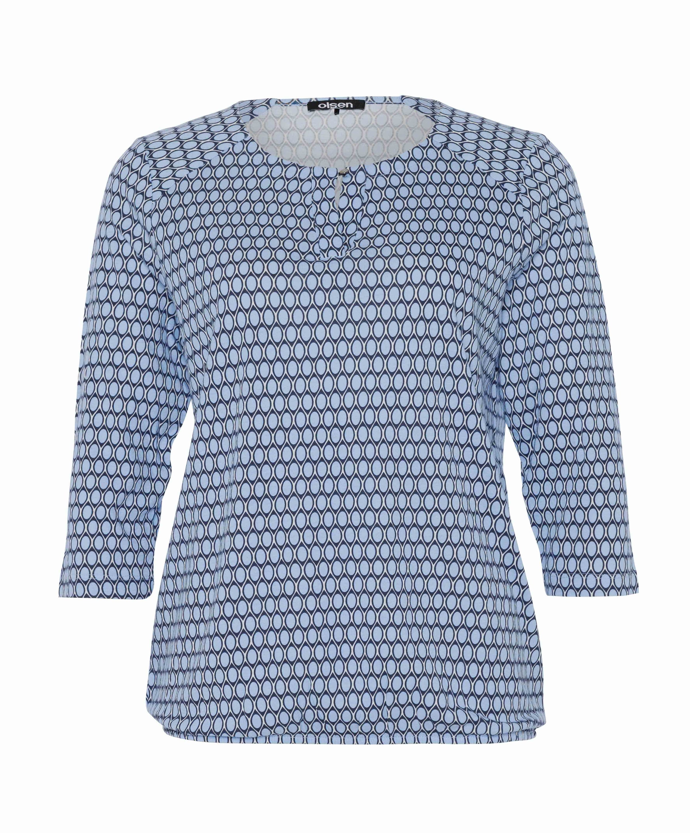 Dames longsleeve blauw