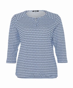 Dames longsleeve blauw