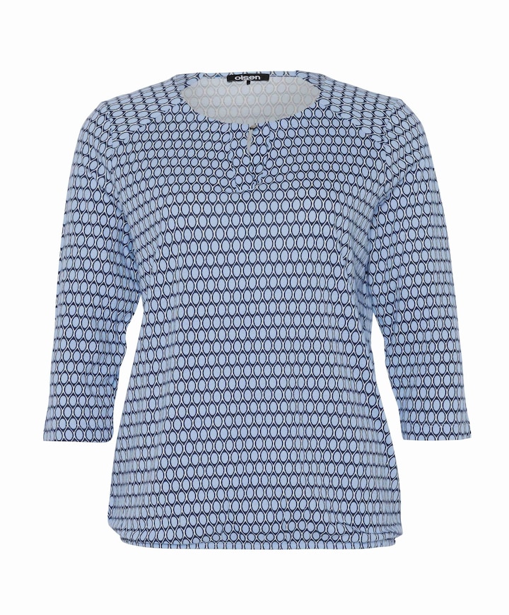 Dames longsleeve blauw