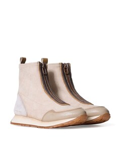 Kansas dames enkellaarzen beige