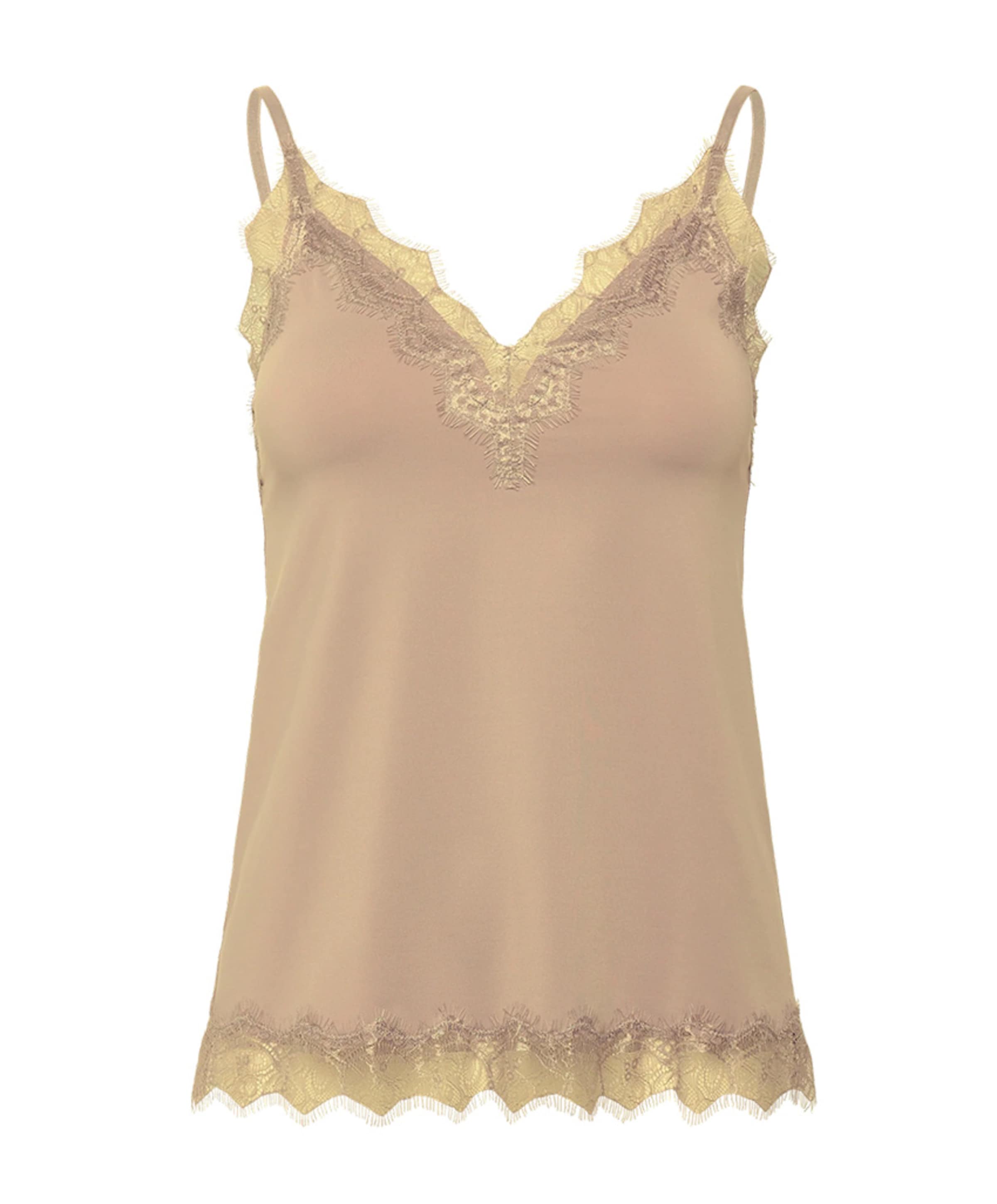 Dames top beige