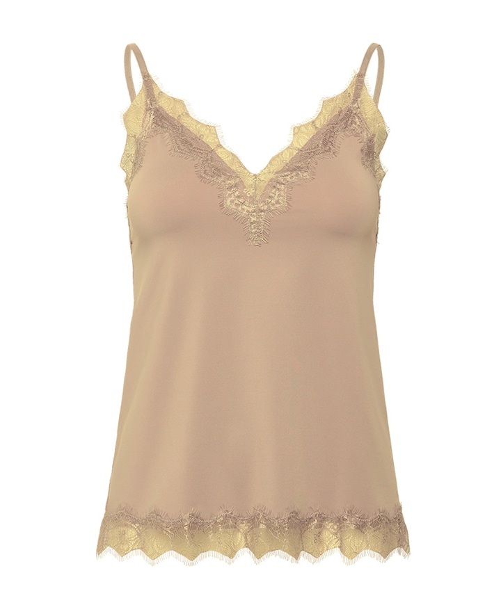 Dames top beige