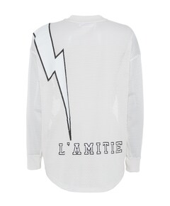 Dames longsleeve ecru