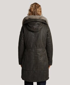 Dames jas bruin