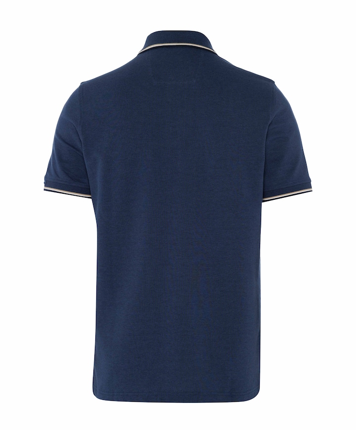 Heren polo blauw
