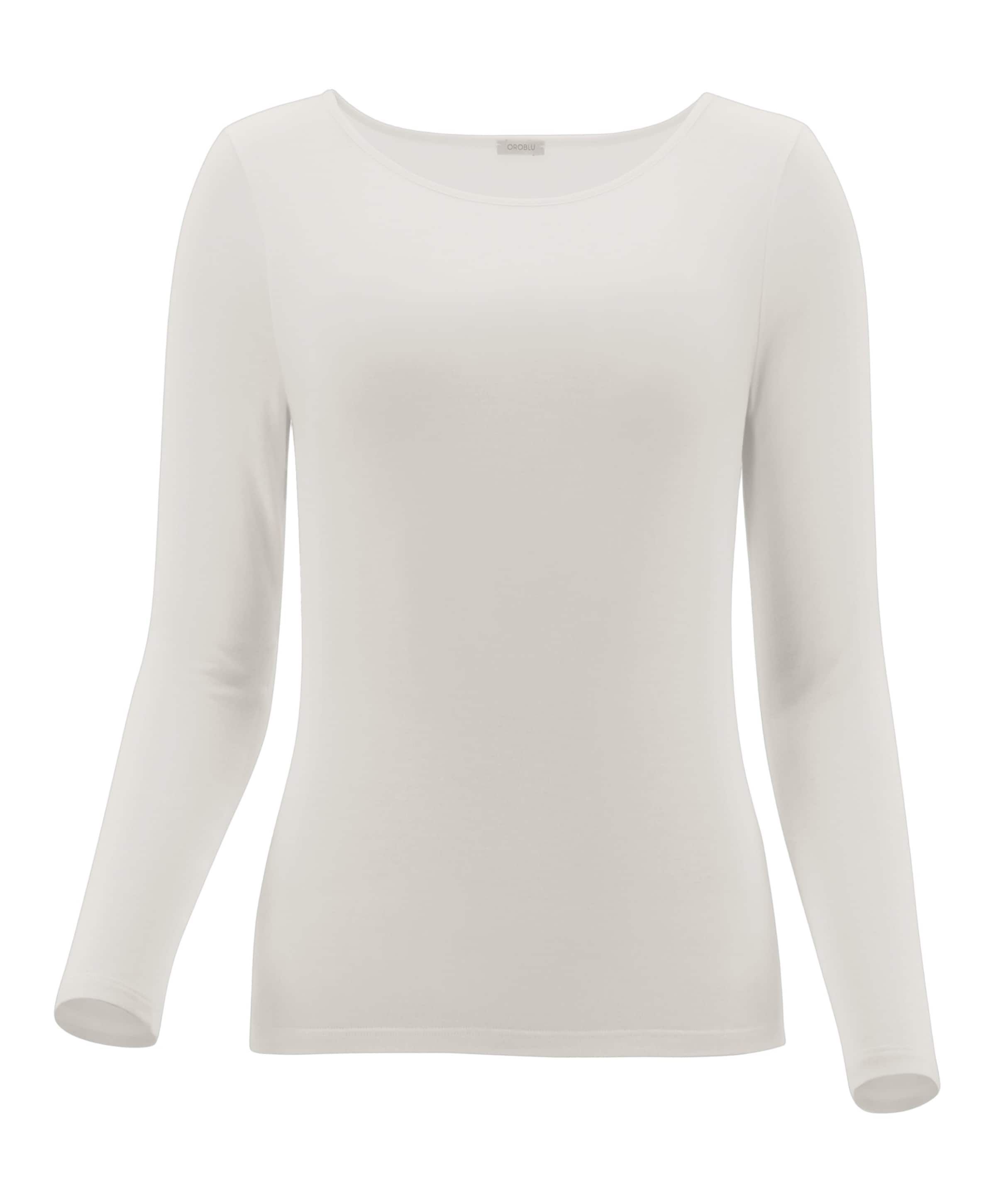 Dames longsleeve ecru