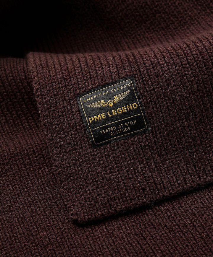 Heren sjaal bordeaux