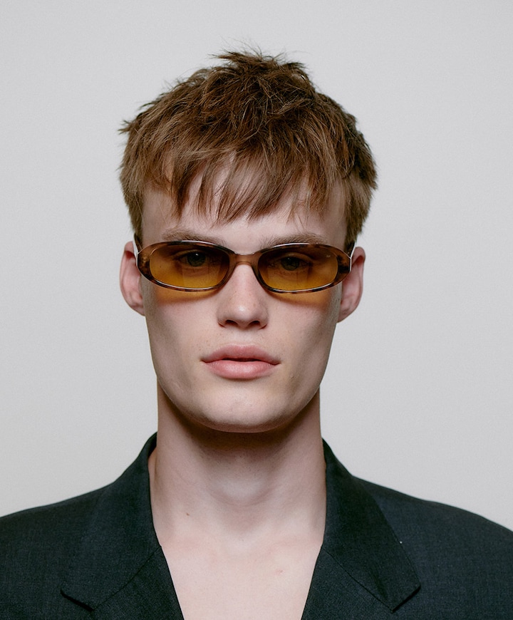 Uniseks zonnebril bruin