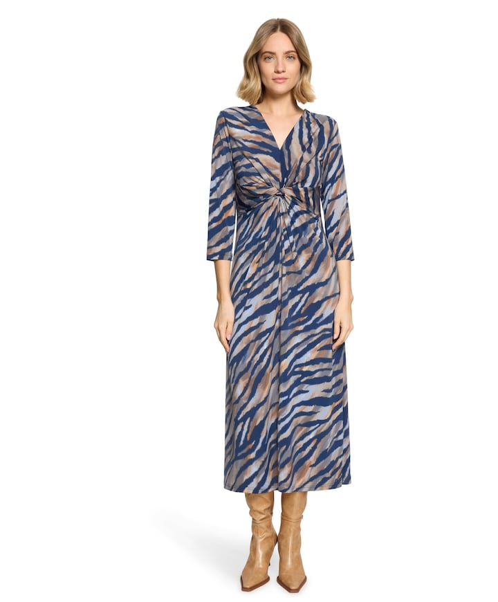 Dames jurk blauw