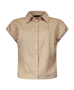Dames blouse beige