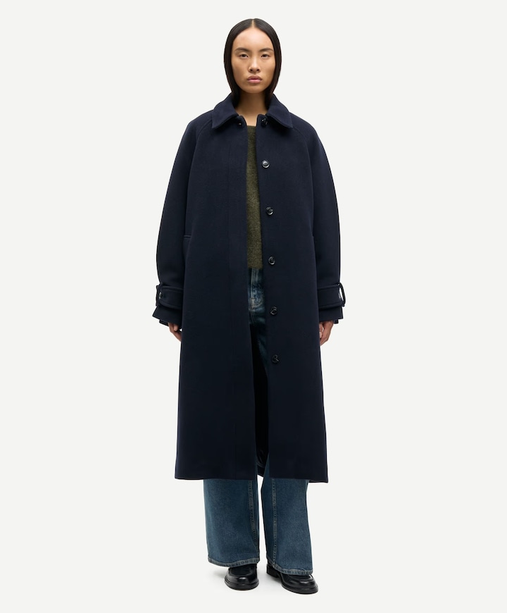 Dames jas blauw