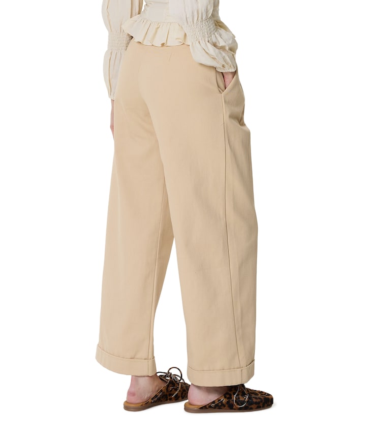 Smith serge dames pantalon beige