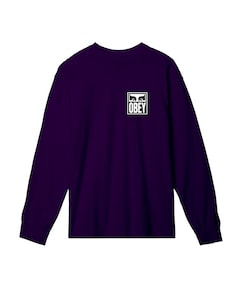 Heren longsleeve paars