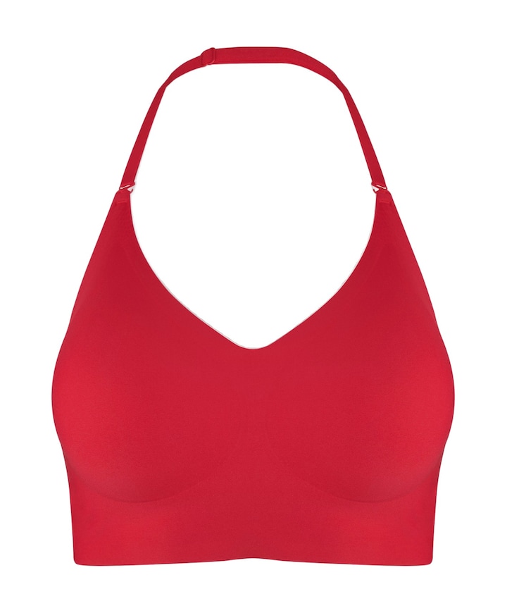 Dames bralette rood