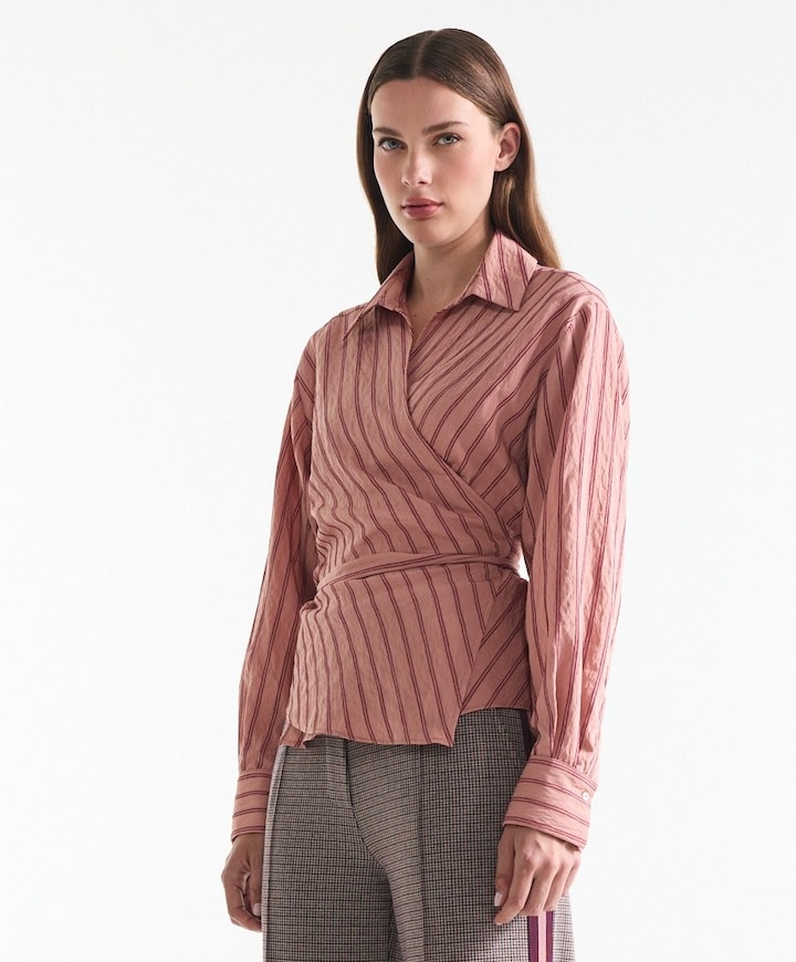 Dames blouse roze