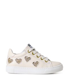 meisjes veterschoenen beige