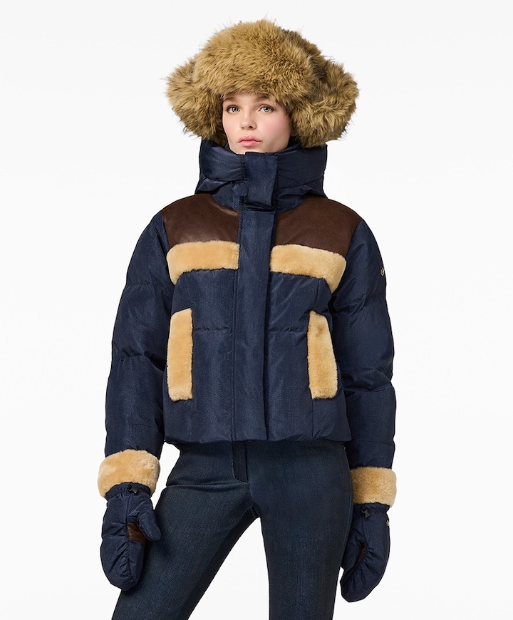 Dames ski-jas blauw