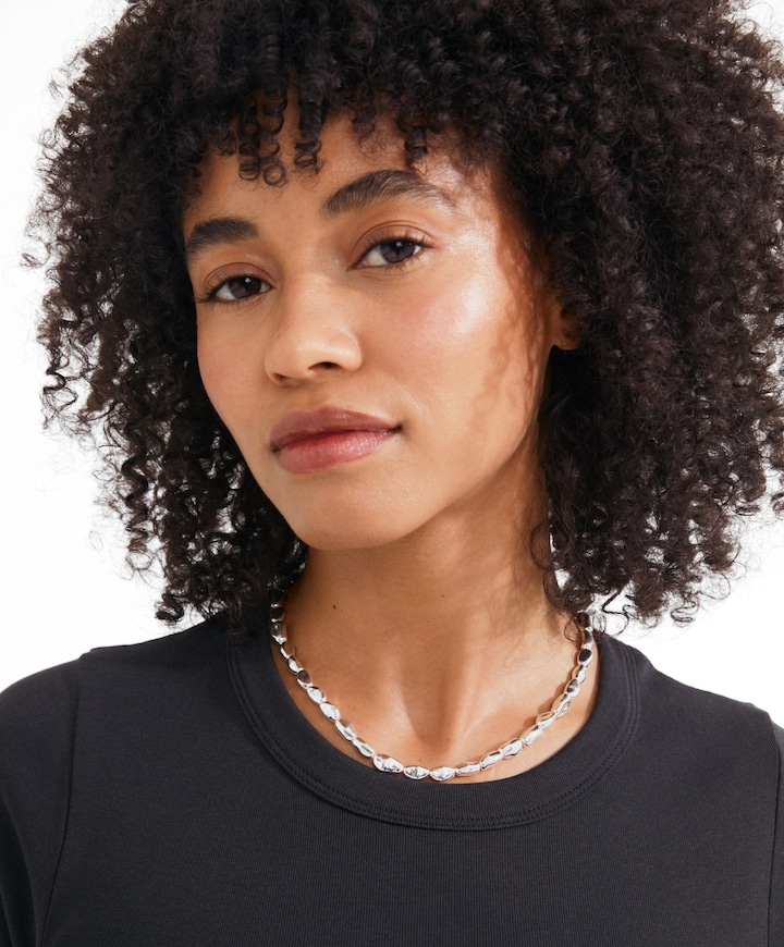Dames ketting zilver