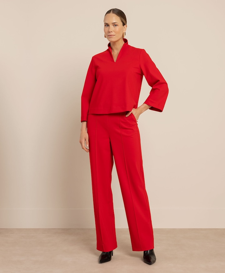 Dames blouse rood