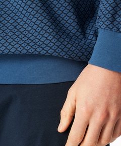 Heren pyjamaset blauw