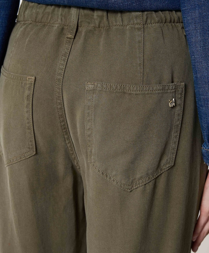 MMEmilia Elastic dames broek groen