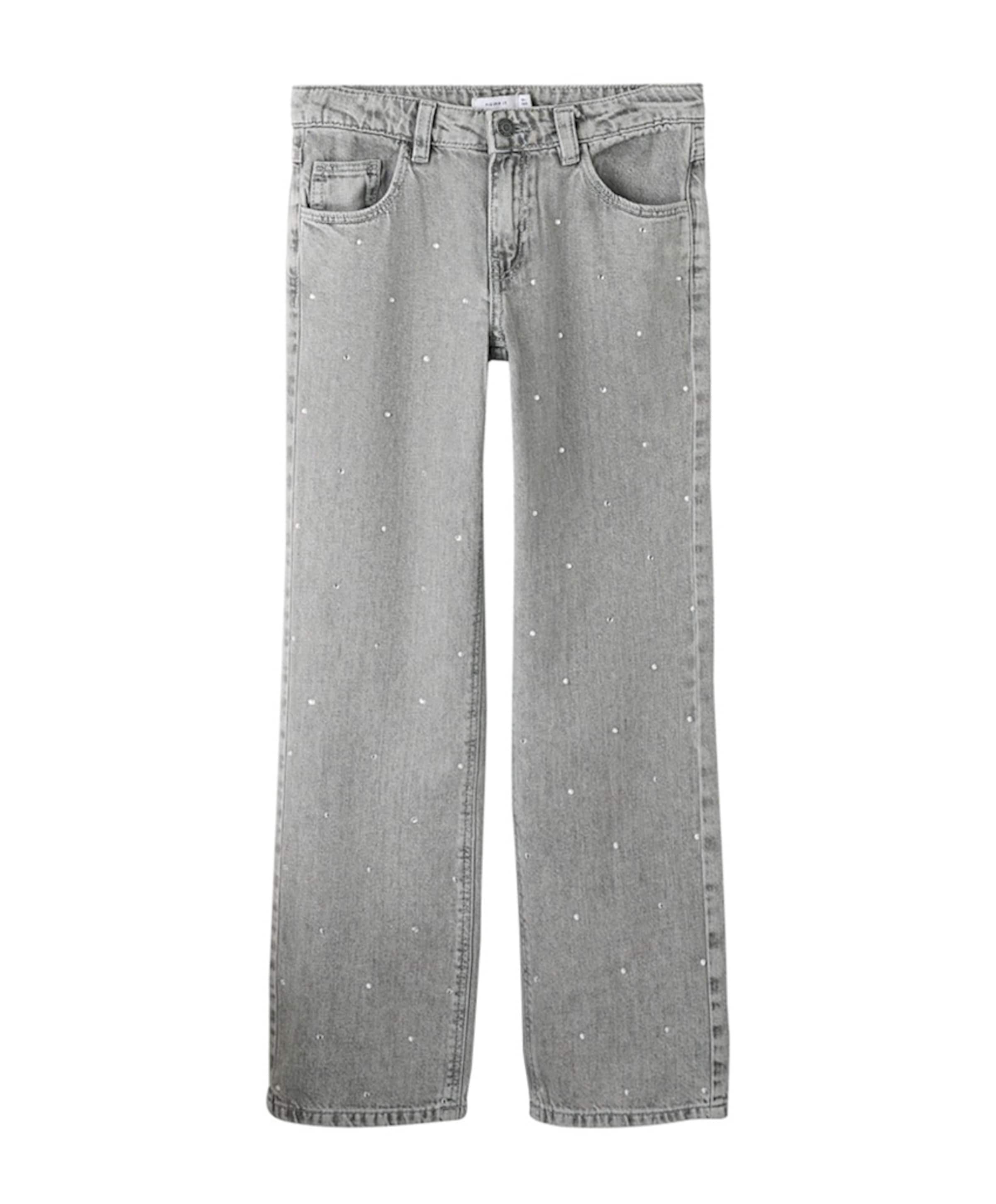 NKFROSE STRAIGHT JEANS 3366-BE NOOS meisjes jeans grijs