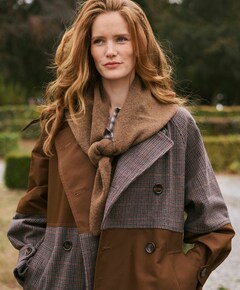 Dames sjaal bruin