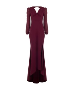 Dames jurk bordeaux