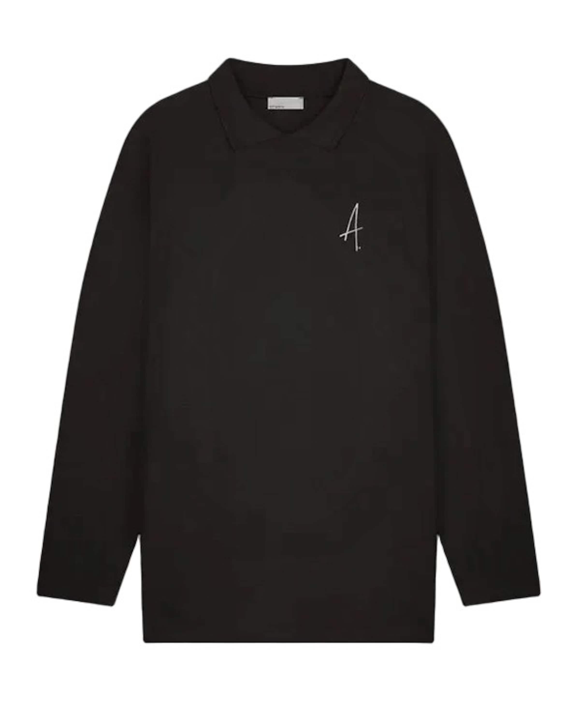 Heren polo zwart