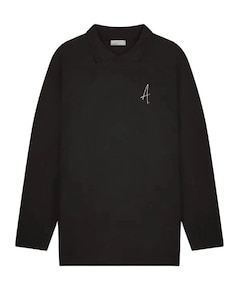 Heren polo zwart