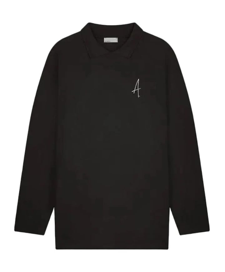Heren polo zwart