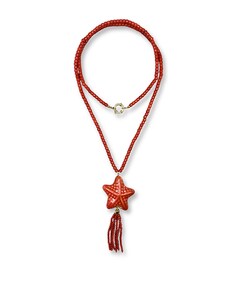 Dames ketting rood