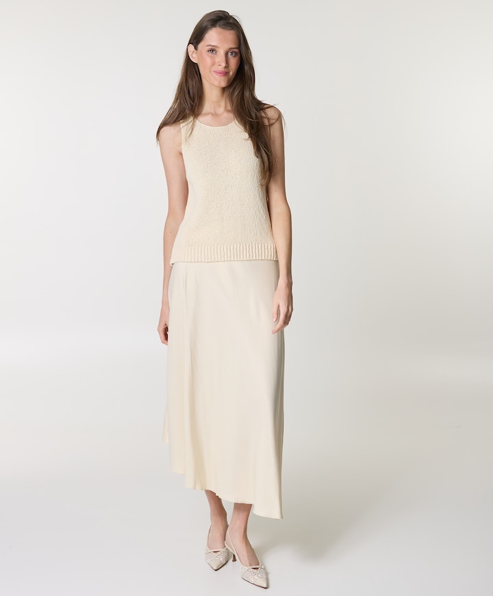 Dames rok beige