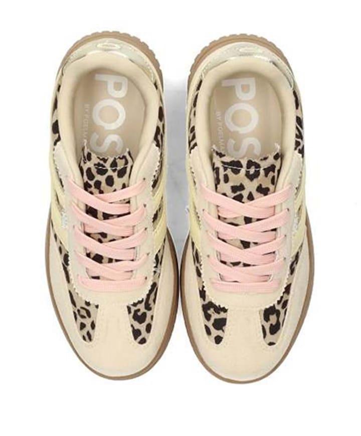 meisjes sneakers beige