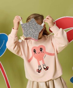 Meisjes sweater roze
