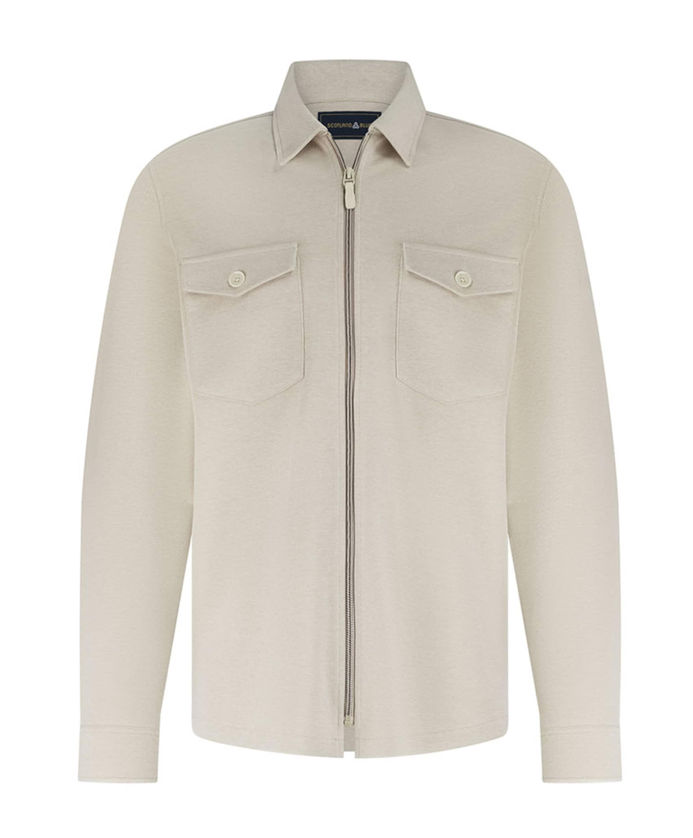 Heren overshirt beige