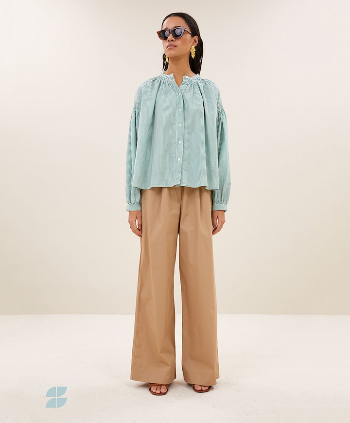 Dames blouse groen