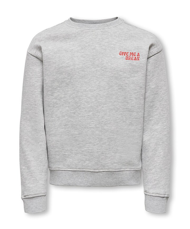 Meisjes sweater grijs