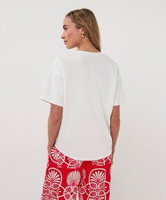 Dames T-shirt ecru