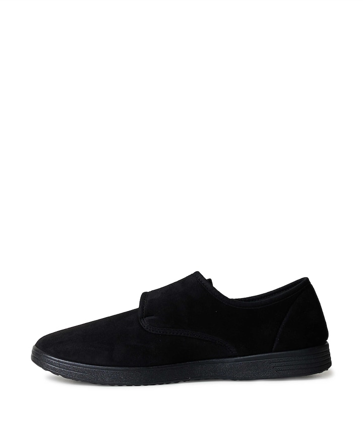 Neles stretch pantoffel heren pantoffels zwart