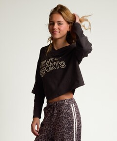 Meisjes longsleeve grijs