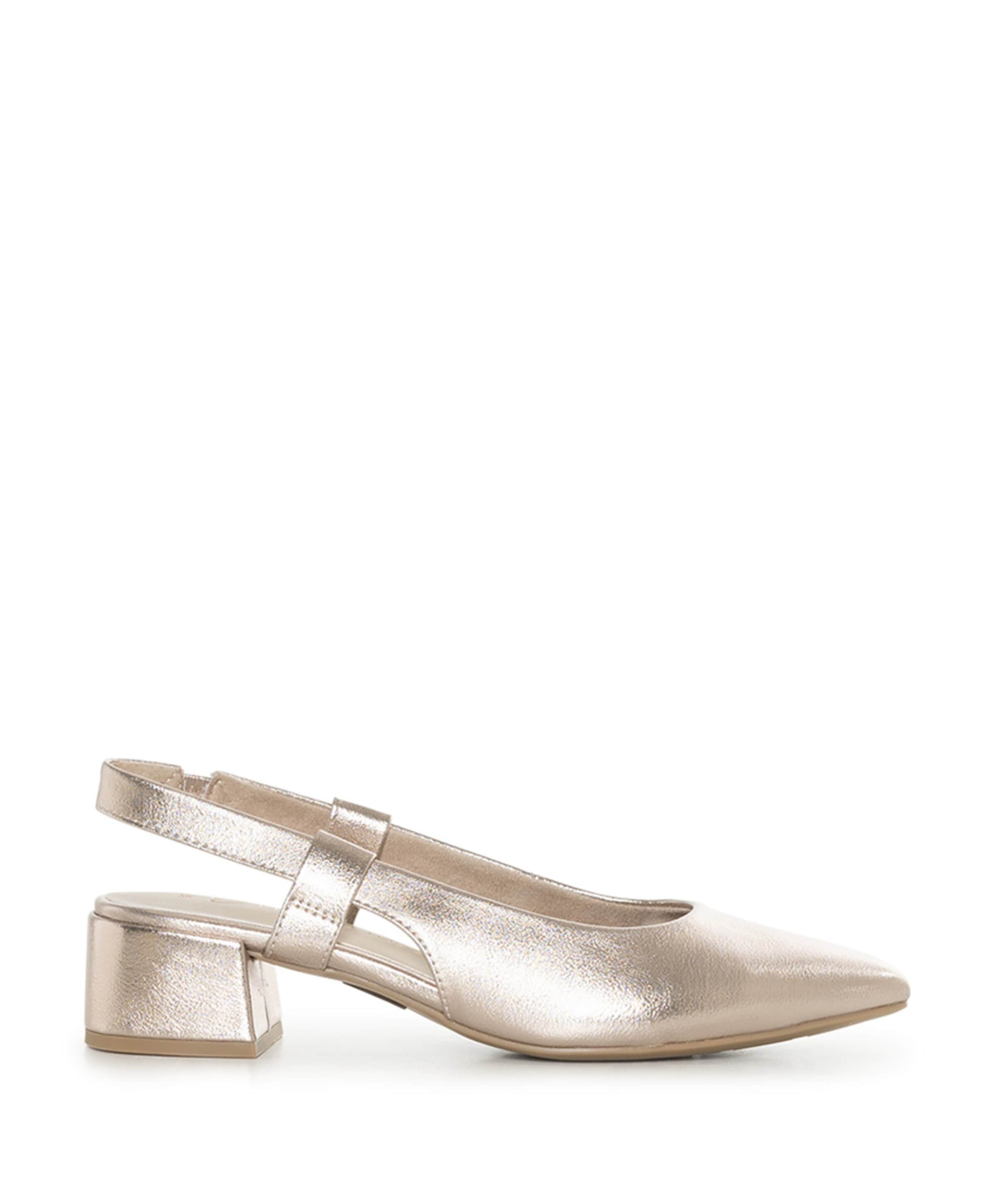 dames slingbacks goud